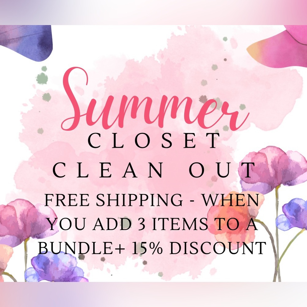👗👛👠 SUMMER CLOSET CLEAN OUT SALE 🛍️🎀🩵